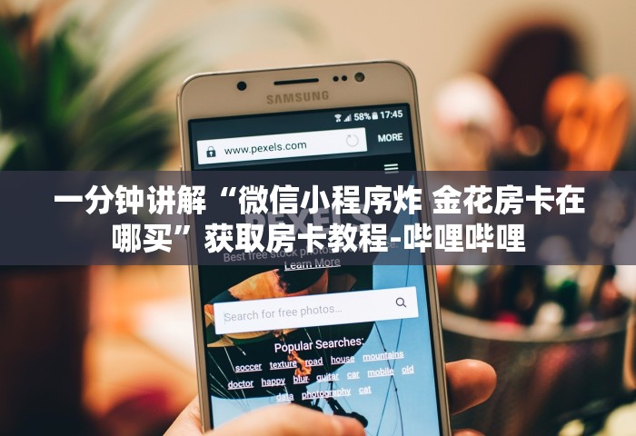 一分钟讲解“微信小程序炸 金花房卡在哪买	”获取房卡教程-哔哩哔哩