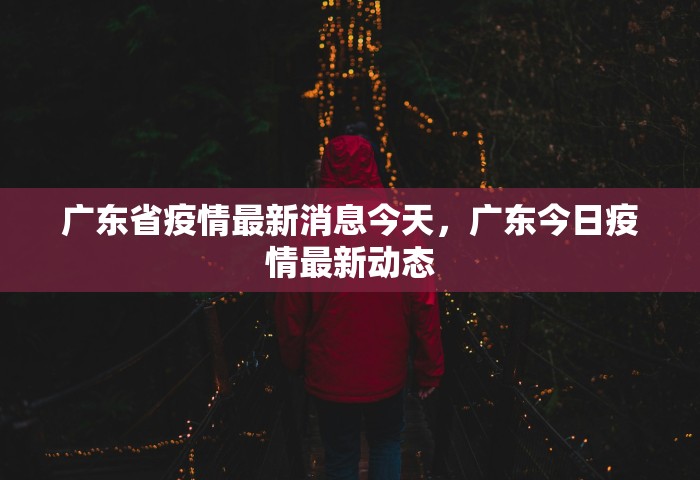 广东省疫情最新消息今天，广东今日疫情最新动态